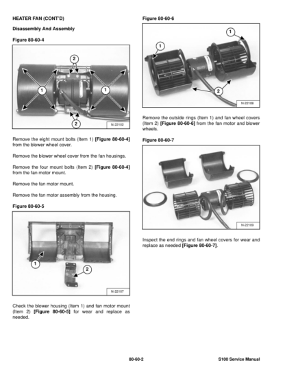 Bobcat S100 Skidsteer Loader Service Manual SN A2G711001 A89L11001 2011 - Image 10