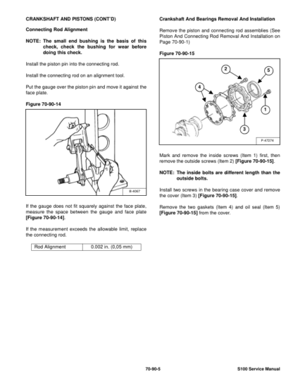 Bobcat S100 Skidsteer Loader Service Manual SN A2G711001 A89L11001 - Image 9