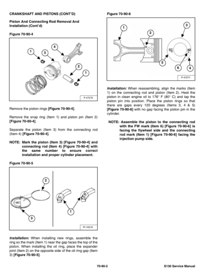 Bobcat S130 Skidsteer Loader Service Manual 2009 Edition - Image 13