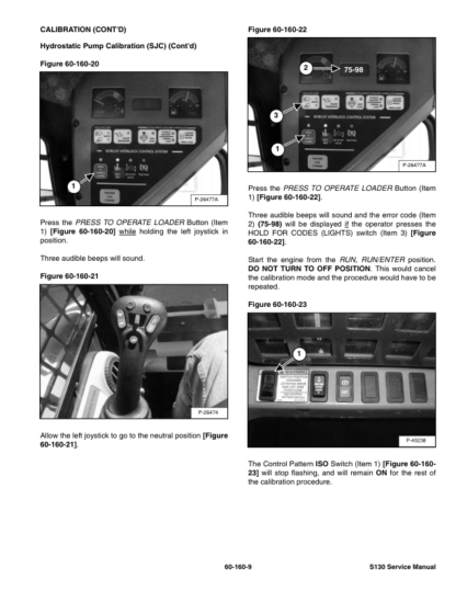 Bobcat S130 Skidsteer Loader Service Manual 2009 Edition - Image 12