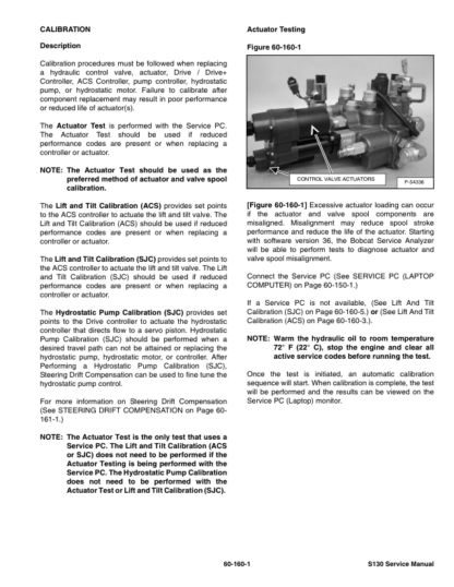 Bobcat S130 Skidsteer Loader Service Manual - Image 10
