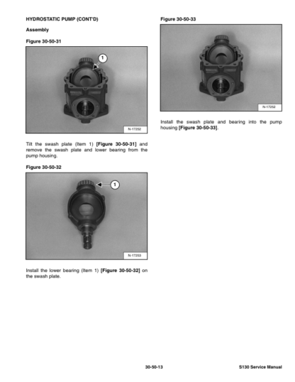 Bobcat S130 Skidsteer Loader Service Manual - Image 7