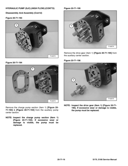 Bobcat S175 S185 Skidsteer Loaders Service Manual SN 530111001 - Image 7