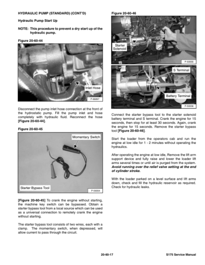 Bobcat S175 Skidsteer Loader Service Manual SN A3L511001 to A3L519999 - Image 6