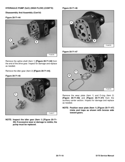 Bobcat S175 Skidsteer Loader Service Manual SN A3L520001 - Image 6