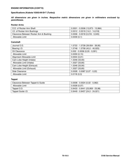 Bobcat S185 Skidsteer Loader Service Manual 2009 Edition - Image 10