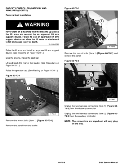 Bobcat S185 Skidsteer Loader Service Manual 2011 Edition - Image 9