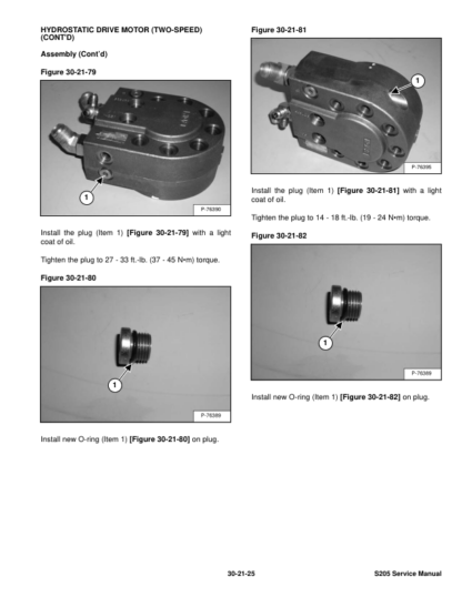 Bobcat S205 Skidsteer Loader Service Manual SN A3LJ11001 A3LK11001 ANLP11001 2010 Edition - Image 8