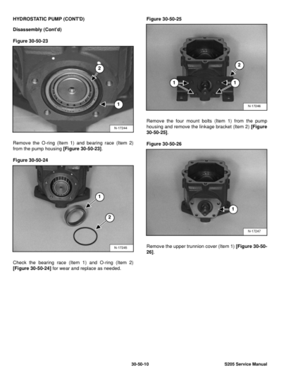 Bobcat S205 Skidsteer Loader Service Manual SN A3LJ11001 A3LK11001 ANLP11001 2011 Edition - Image 7