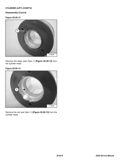 Bobcat S220 Skidsteer Loader Service Manual SN A5GK11001 A5GL11001 - Image 6