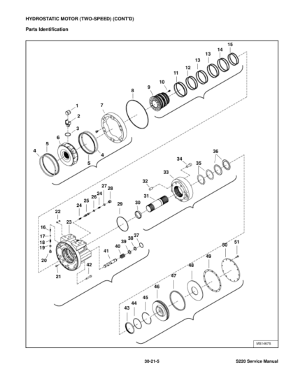 Bobcat S220 Skidsteer Loader Service Manual SN A5GK11001 A5GL11001 - Image 8