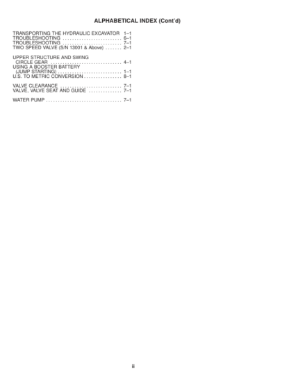Bobcat X325 Excavator Service Manual SN 514011001–514012999 - Image 4