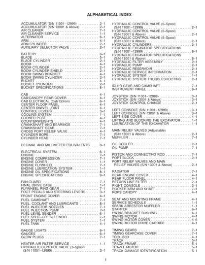 Bobcat X325 Excavator Service Manual SN 514011001–514012999 - Image 3