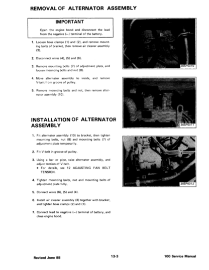 Bobcat X100 Excavator Service Manual - Image 8