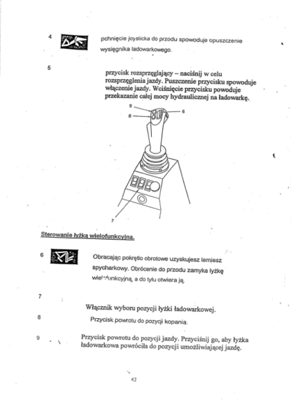 CASE 595 SLE LSP Backhoe Loader Operator Manual PL - Image 9