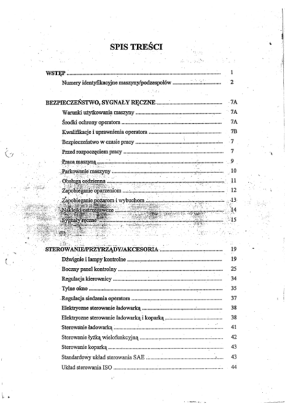 CASE 595 SLE LSP Backhoe Loader Operator Manual PL - Image 3