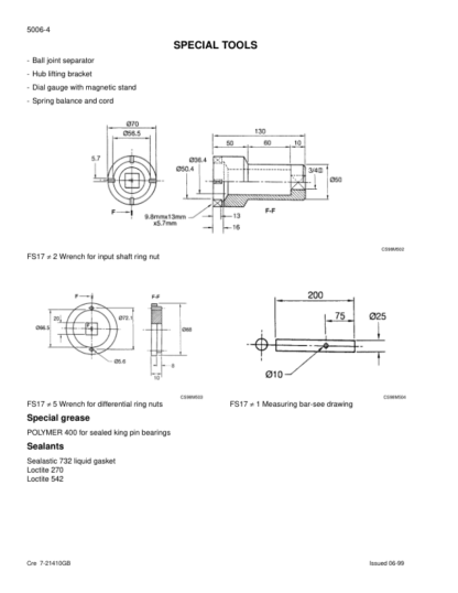 CASE 750 760 860 960 965 Loader Backhoe Service Manual - Image 4