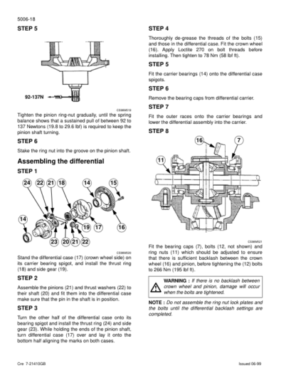 CASE 750 760 860 960 965 Loader Backhoe Service Manual - Image 5