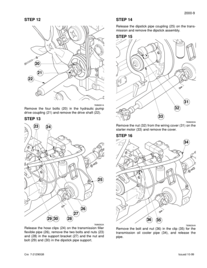 CASE 750 760 860 960 965 Loader Backhoe Service Manual - Image 6