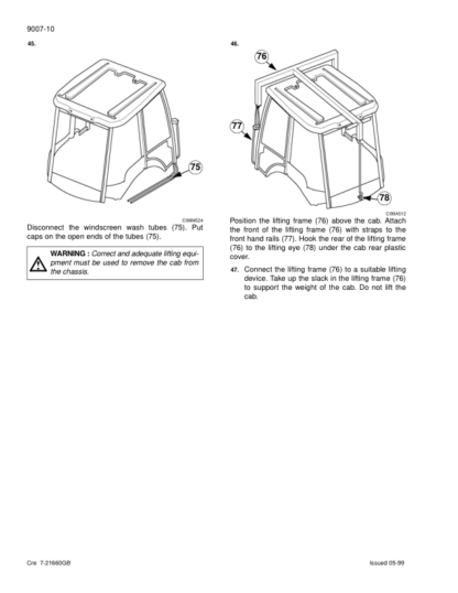 CASE 750 760 860 960 965 Loader Backhoe Service Manual - Image 13