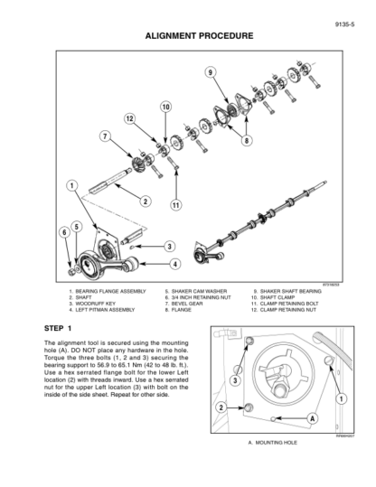 CASE IH Axial Flow 5088 6088 7088 Combine Service Manual - Image 13