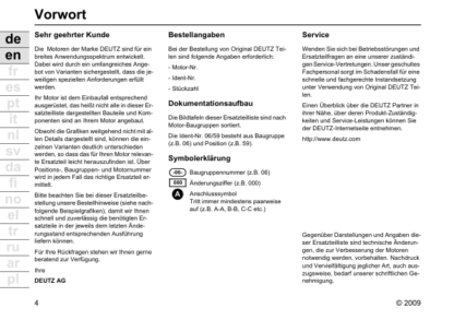 Deutz TD TCD 3.6 L4 Engine Parts Catalog - Image 3