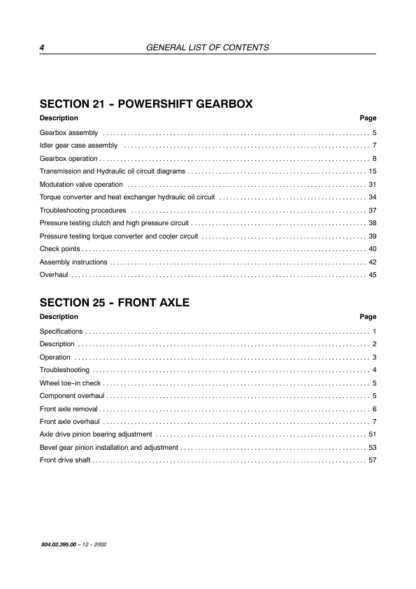 Fiat Kobelco T13 T14 T17 Telehandler Service Manual - Image 5