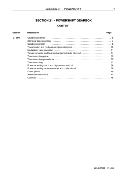 Fiat Kobelco T13 T14 T17 Telehandler Service Manual - Image 10