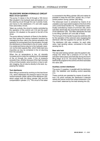 Fiat Kobelco T13 T14 T17 Telehandler Service Manual - Image 13