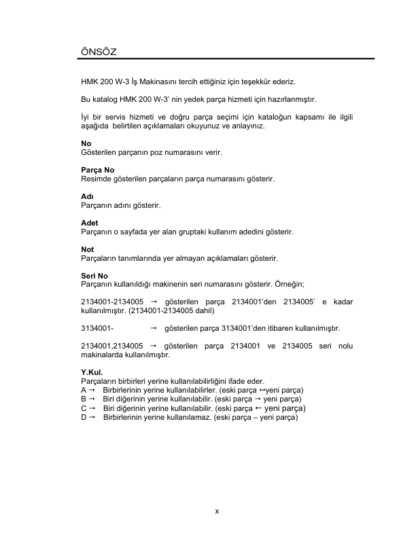 Hidromek HMK 200W-3 Hydraulic Excavator Parts Catalog - Image 3