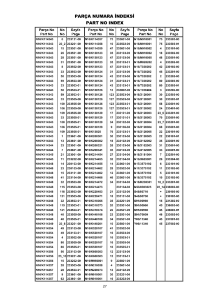 Hidromek HMK 200W Hydraulic Excavator Parts Catalog 2005 - Image 7