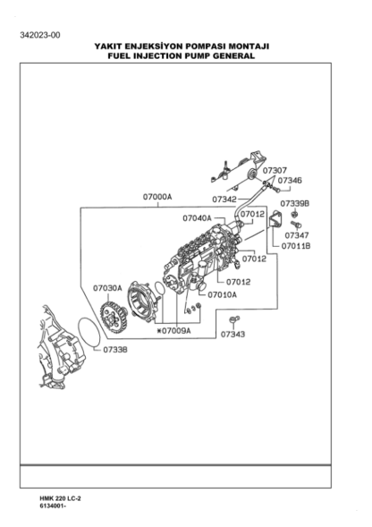 Hidromek HMK 220LC-2 LR Mitsubishi Excavator Parts Catalog - Image 4