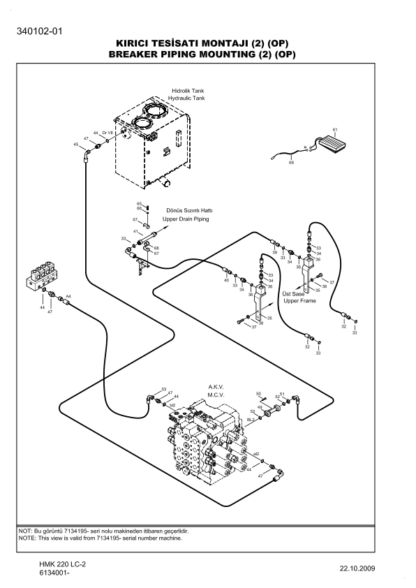 Hidromek HMK 220LC-2 LR Mitsubishi Excavator Parts Catalog - Image 7