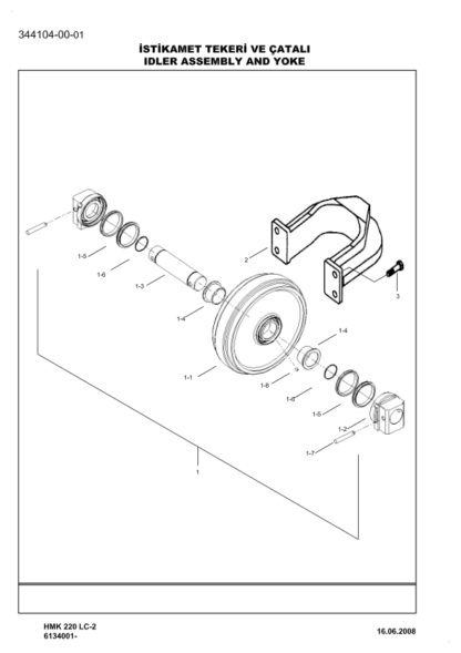 Hidromek HMK 220LC-2 LR Mitsubishi Excavator Parts Catalog - Image 9