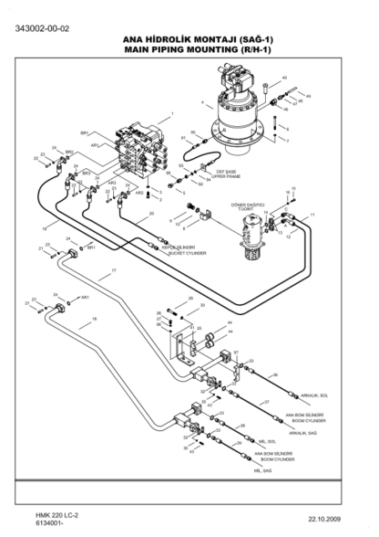 Hidromek HMK 220LC-2 LR Mitsubishi Excavator Parts Catalog - Image 8