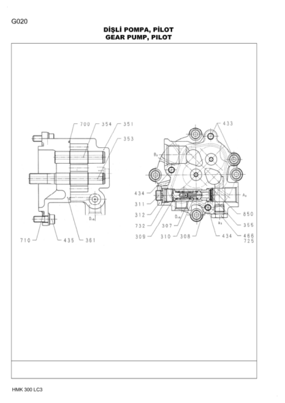 Hidromek HMK 300LC-3 Isuzu Engine Excavator Parts Catalog - Image 11
