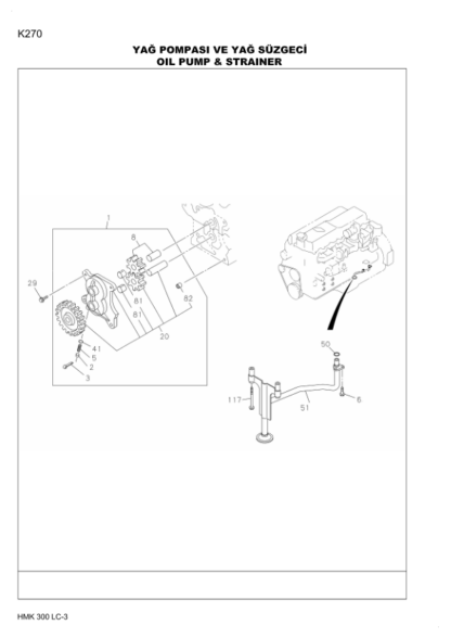 Hidromek HMK 300LC-3 Isuzu Engine Excavator Parts Catalog - Image 12