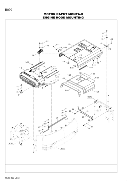 Hidromek HMK 300LC-3 Isuzu Engine Excavator Parts Catalog - Image 13