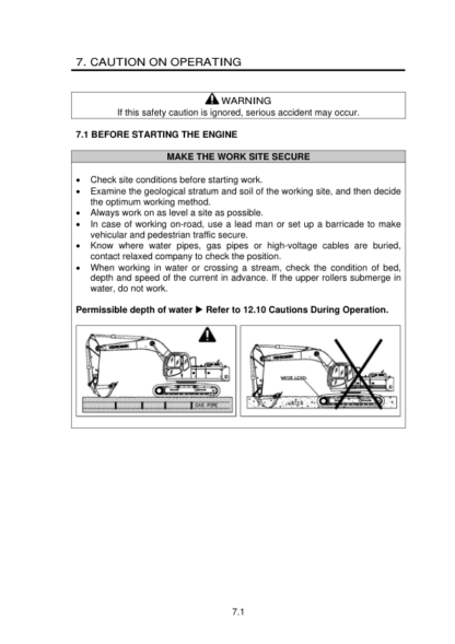 Hidromek HMK 300LC Excavator Operation and Maintenance Manual - Image 13