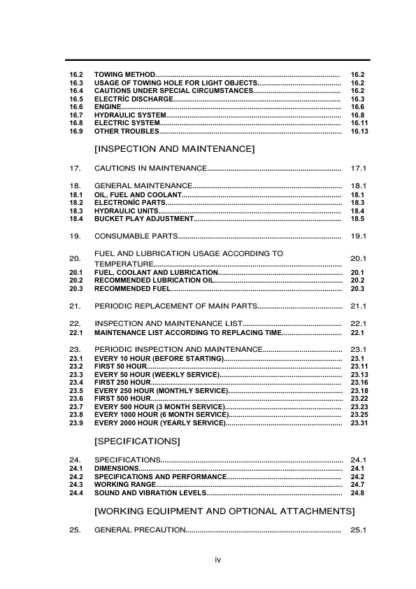 Hidromek HMK 300LC Excavator Operation and Maintenance Manual - Image 6
