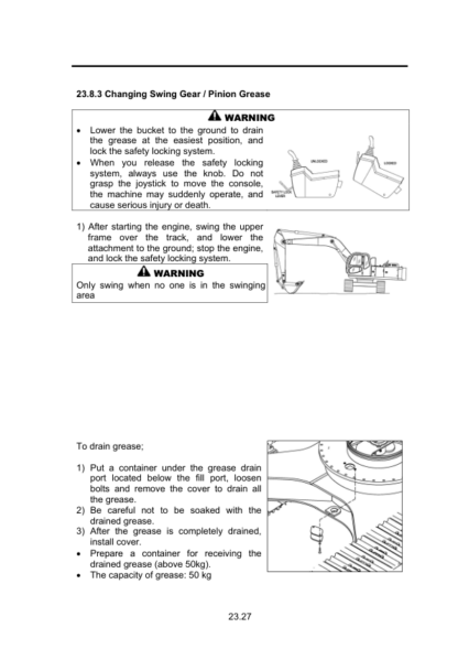 Hidromek HMK 300LC Excavator Operation and Maintenance Manual - Image 12