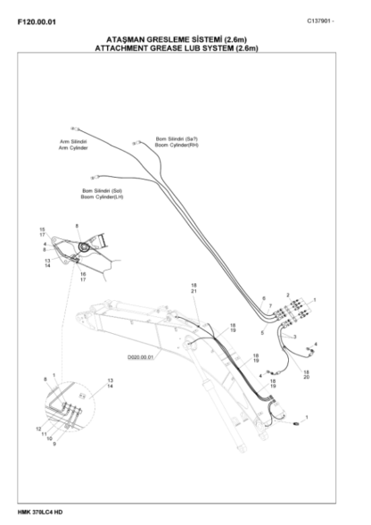 Hidromek HMK 370LC-4 HD Excavator Spare Parts Catalog - Image 8