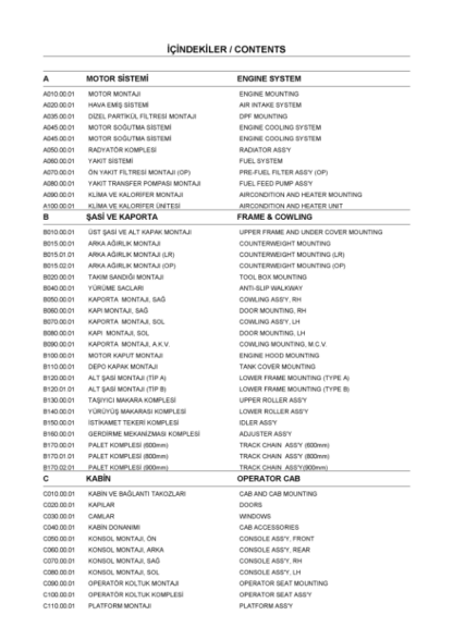 Hidromek HMK 370LC-4 HD Excavator Spare Parts Catalog - Image 6
