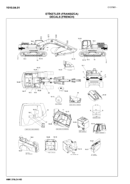 Hidromek HMK 370LC-4 HD Excavator Spare Parts Catalog - Image 10