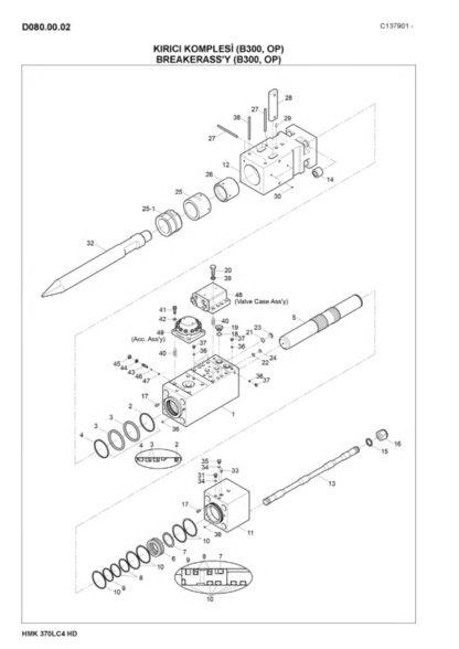 Hidromek HMK 370LC-4 HD Excavator Spare Parts Catalog - Image 15