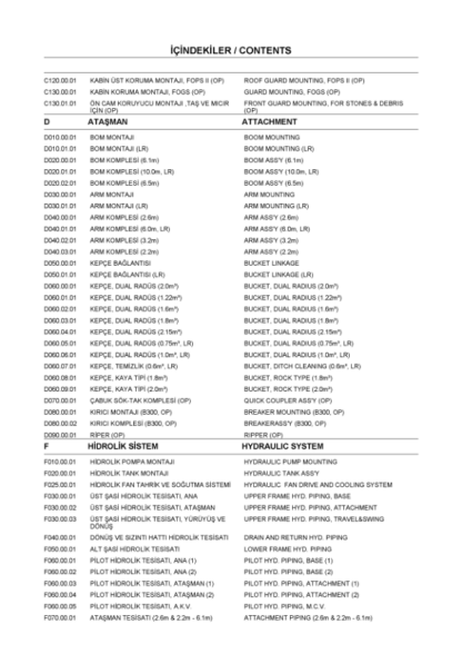 Hidromek HMK 370LC-4 HD Excavator Spare Parts Catalog - Image 7