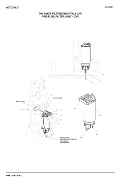 Hidromek HMK 370LC-4 HD Excavator Spare Parts Catalog - Image 12