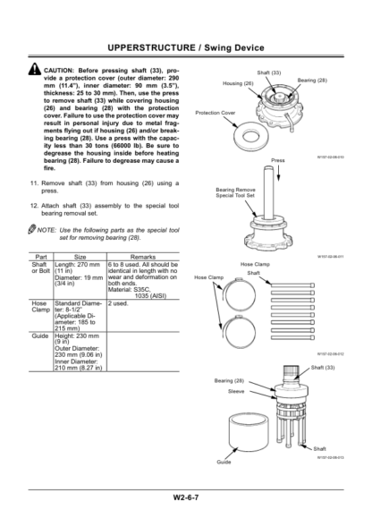 Hitachi EX400-5 Excavator Workshop Manual - Image 7