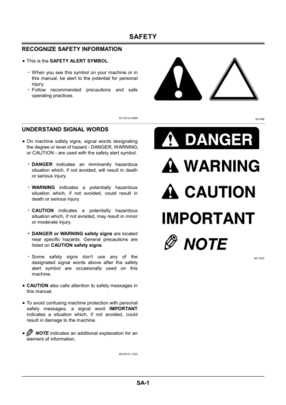 Hitachi EX400-5 Excavator Workshop Manual - Image 4
