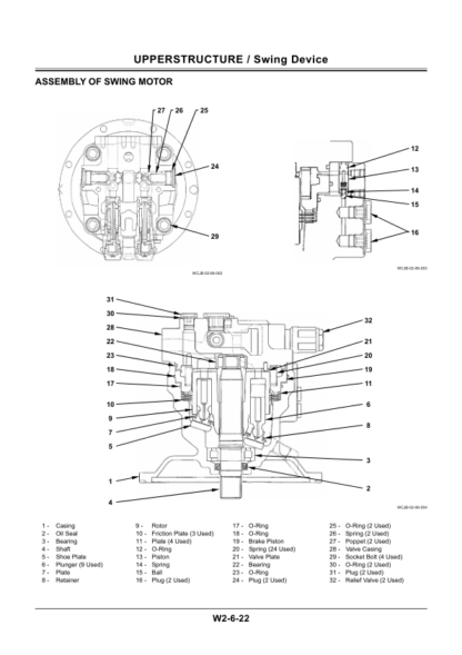 Hitachi ZX210W-3 220W-3 Excavator Workshop Manual - Image 7